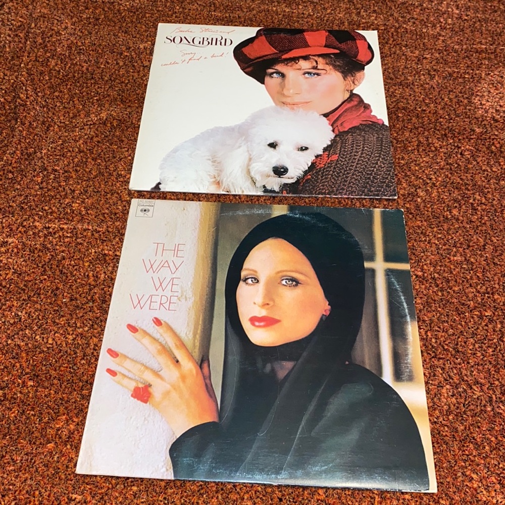 Vintage Barbra Streisand Vinyl Records